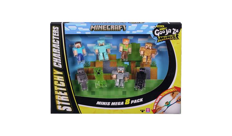 Heroes of Goo Jit Zu Minecraft Minis Figures - Pack of 8