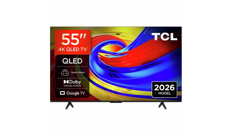 TCL 55 Inch 55P7L-UK Smart 4K  UHD HDR QLED Google TV
