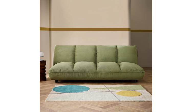Habitat Bollo Fabric Clic Clac Sofa Bed - Green