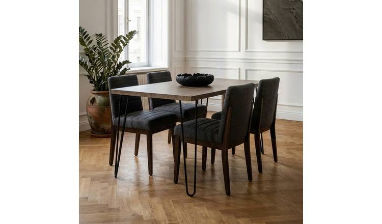 Interiors by Premier Borough 6 Seater Dining Table - Brown