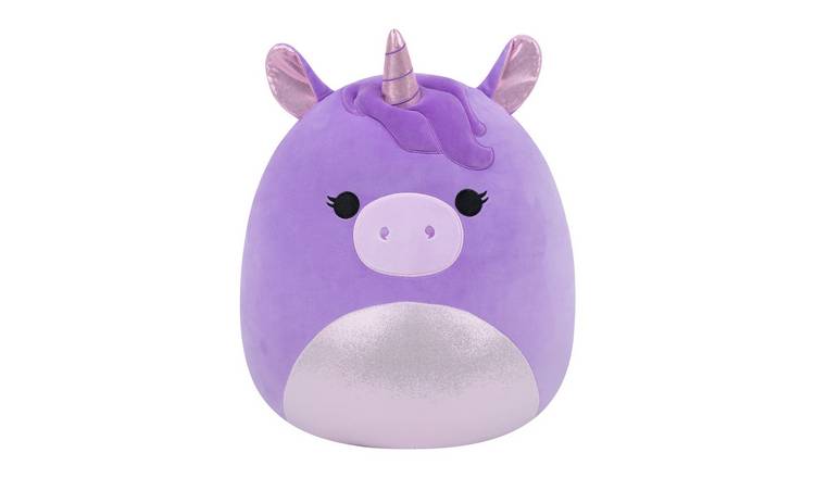Squishmallows Elowen Purple Unicorn 16 inch Plush Toy