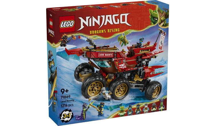 LEGO NINJAGO Land Bounty - 3-in-1 Toy Ninja Truck 71869 PREORDER