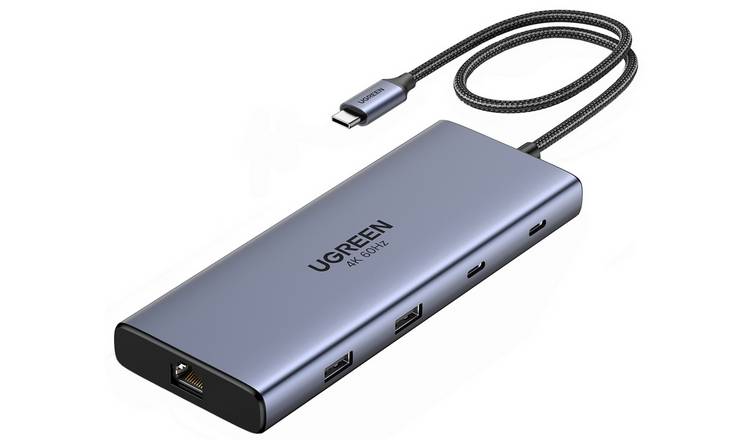 UGREEN 10-In-1 USB-C Hub with HDMI, Ethernet, USB, 3.5mm Jack, TF/SD Card Slot