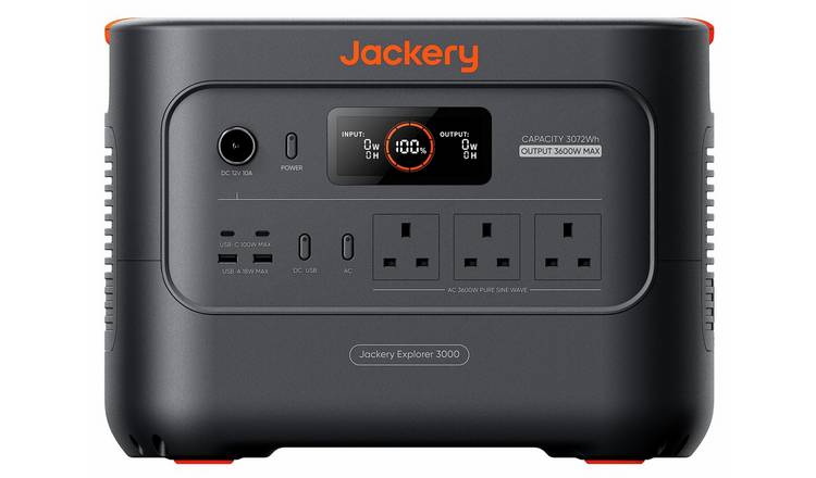Jackery Explorer 3000 V2 Portable Power Station- 3,072Wh