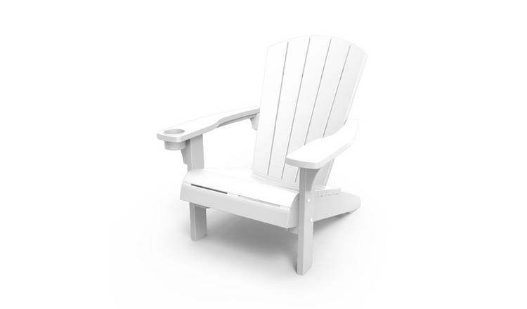 Keter Alpine Adirondack Resin Chair - White