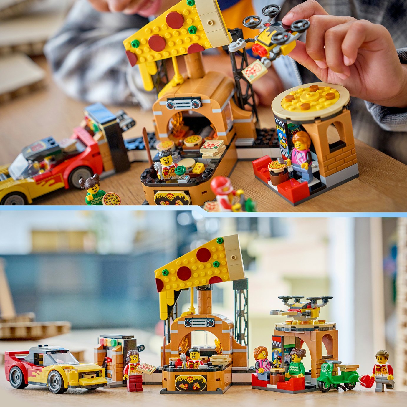 Buy LEGO City Pizza Delivery Experience with Vehicles 60496