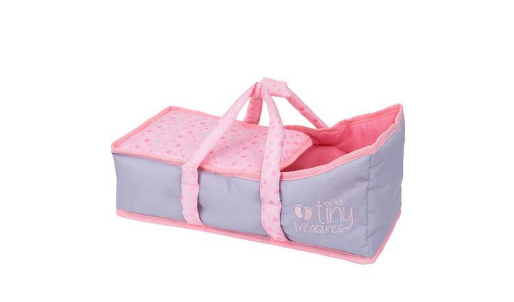 My First Tiny Treasures Baby Doll Carry Cot