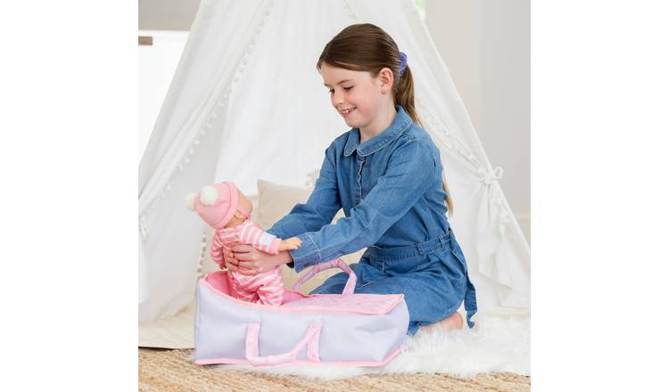 Buy My First Tiny Treasures Baby Doll Carry Cot Doll accessories Argos