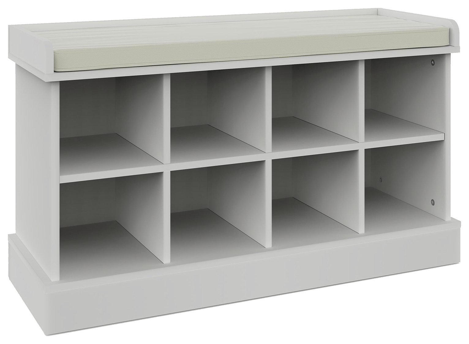 Kempton Shoe Bench - White