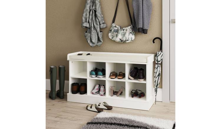 Argos shoe on sale rack bench