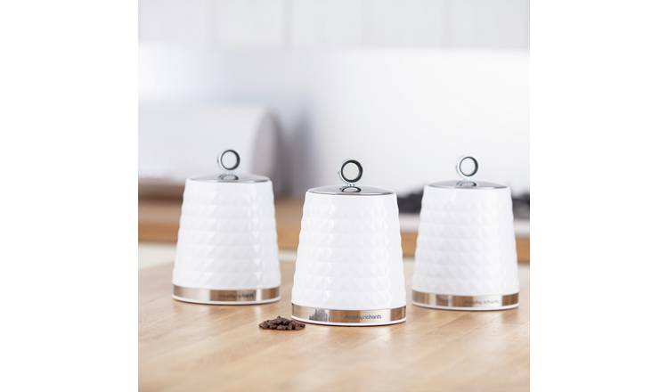 Morphy richards tea store coffee sugar canisters