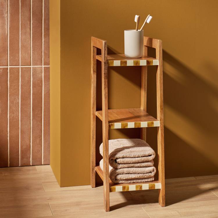 Habitat checkered 3 tier shelving 0