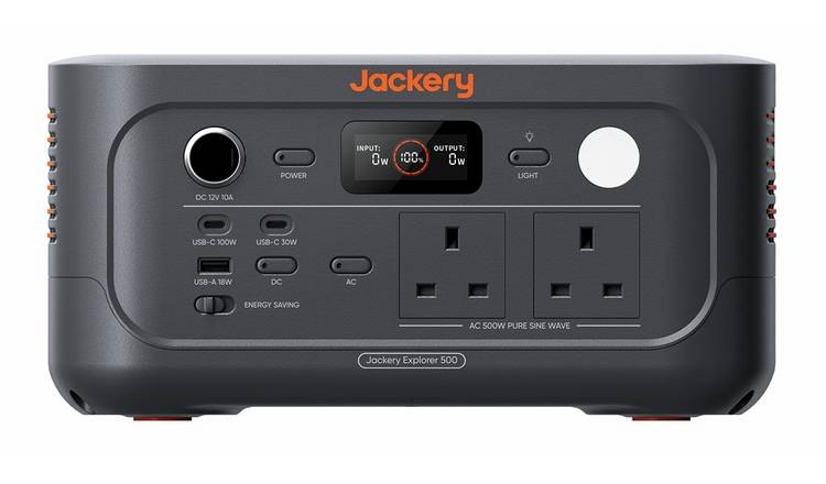 Jackery Explorer E500 V2 Portable Power Station- 512Wh