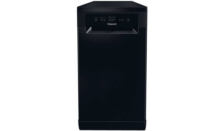 Hotpoint HP2FD10CS90BUK Slimline Dishwasher - Black
