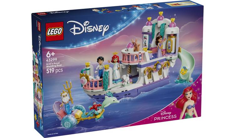 LEGO Disney Princess Ariel's Royal Wedding Boat Set 43299 PREORDER