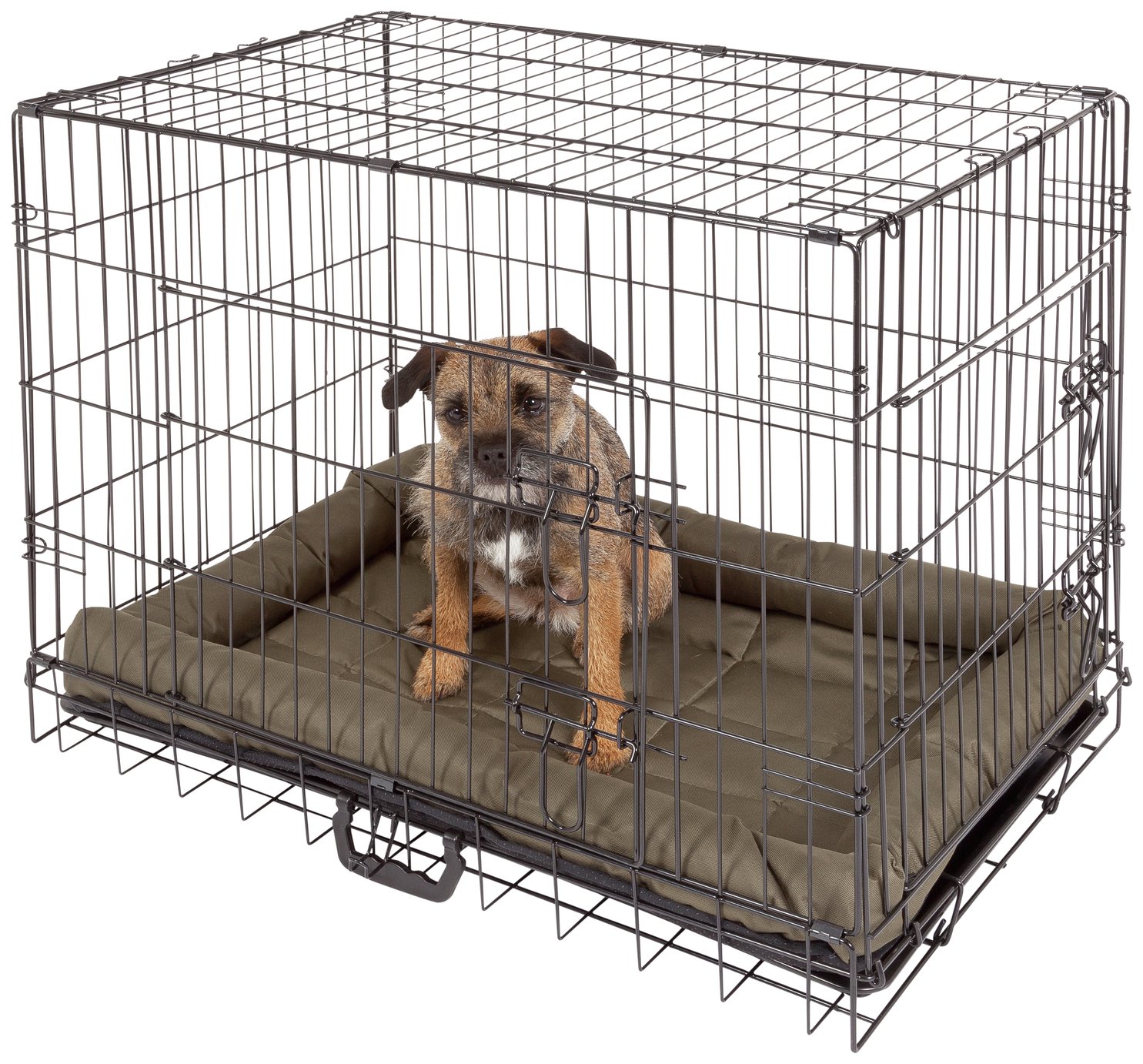 Double Door Dog Crate - Medium