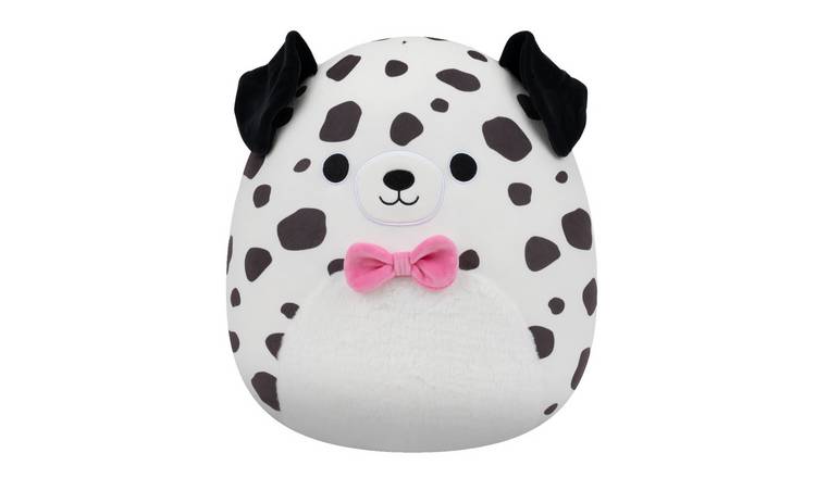 Squishmallows Dustin White Dalmatian 16 inch Plush Toy