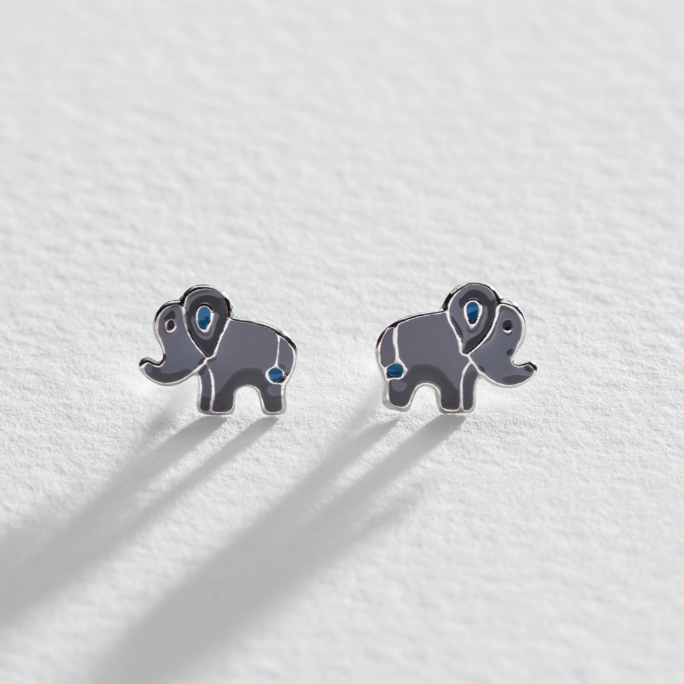 Revere Sterling Silver Enamel Elephant Stud Earrings Review