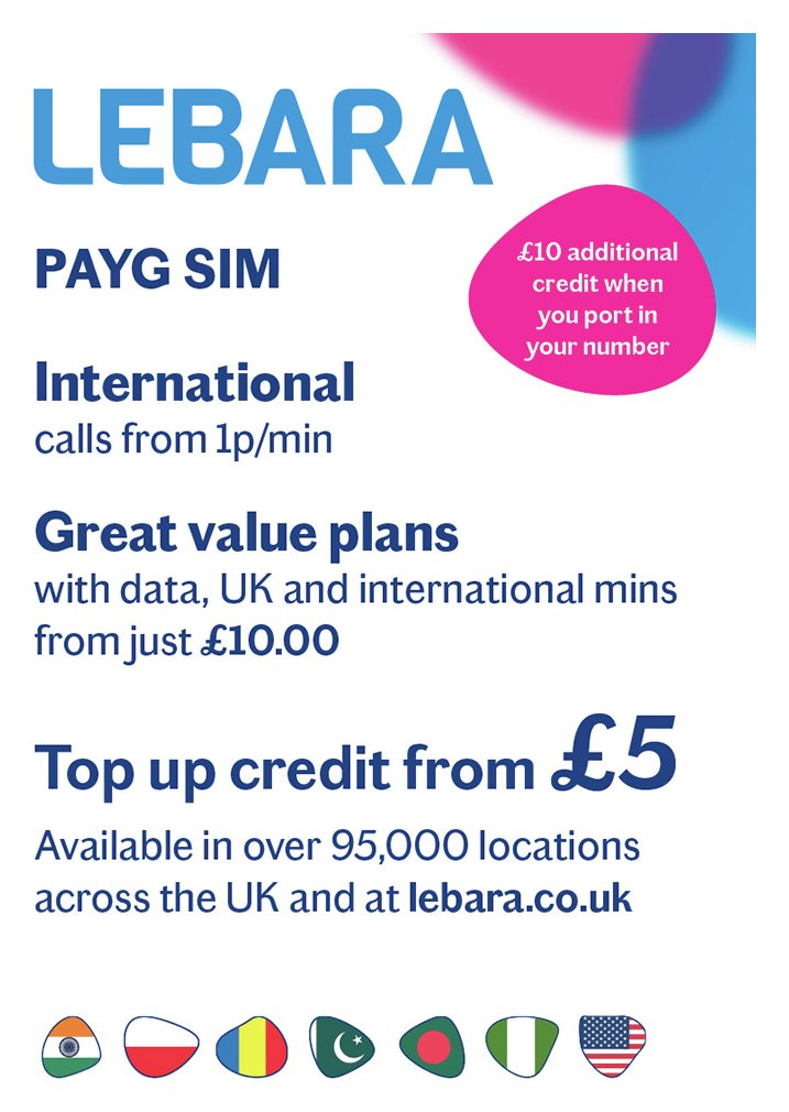 Lebara Pay As You Go SIM Card Review