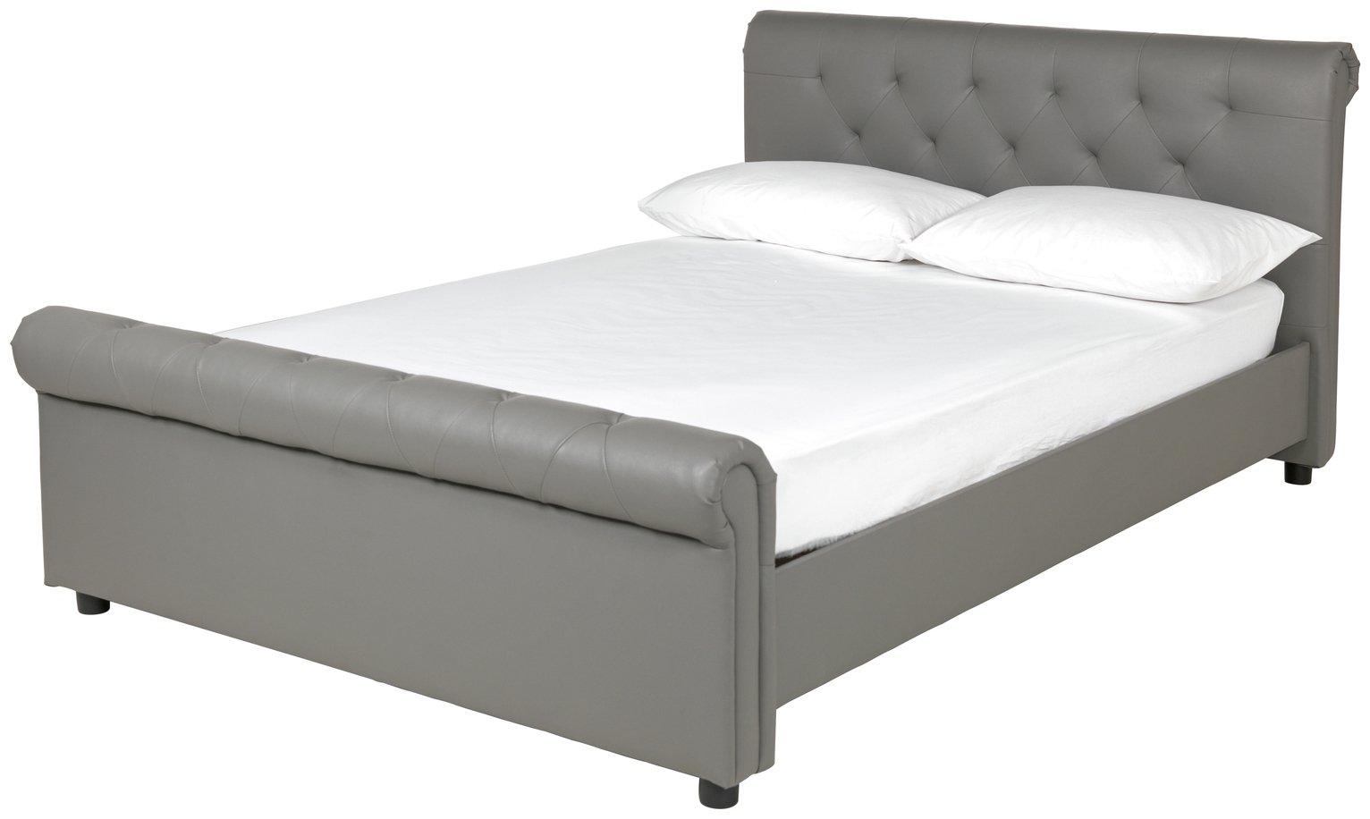 Argos Home Hayford Double Bed Frame - Grey