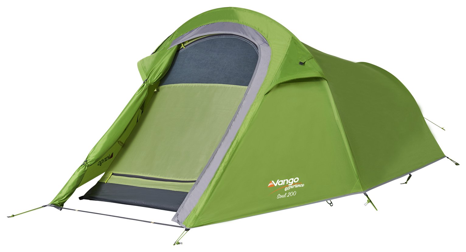 Vango Soul 2 Man 1 Room Quick Pitch Tunnel Camping Tent