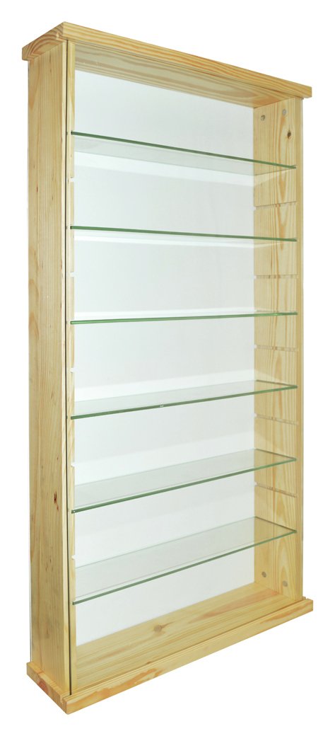 Argos Solid Wood and Glass Display Unit