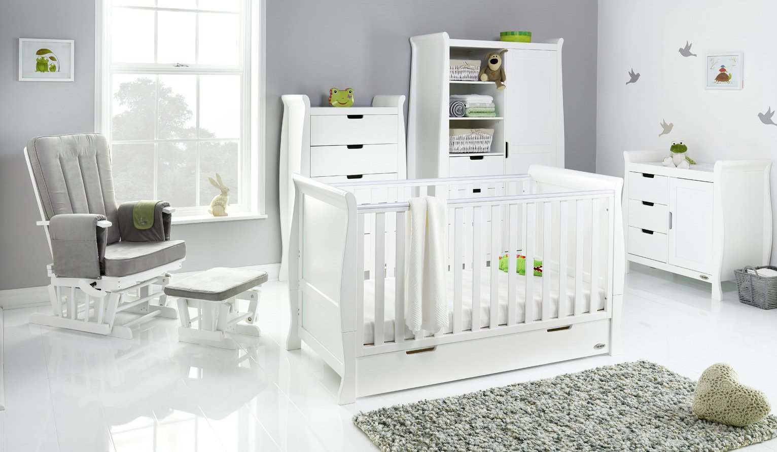 Obaby Stamford Classic Sleigh 5 Piece Nursery Set Review