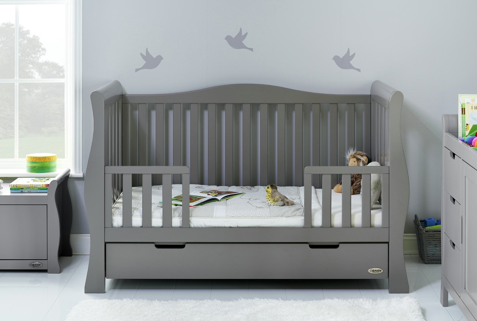 argos sleigh cot bed