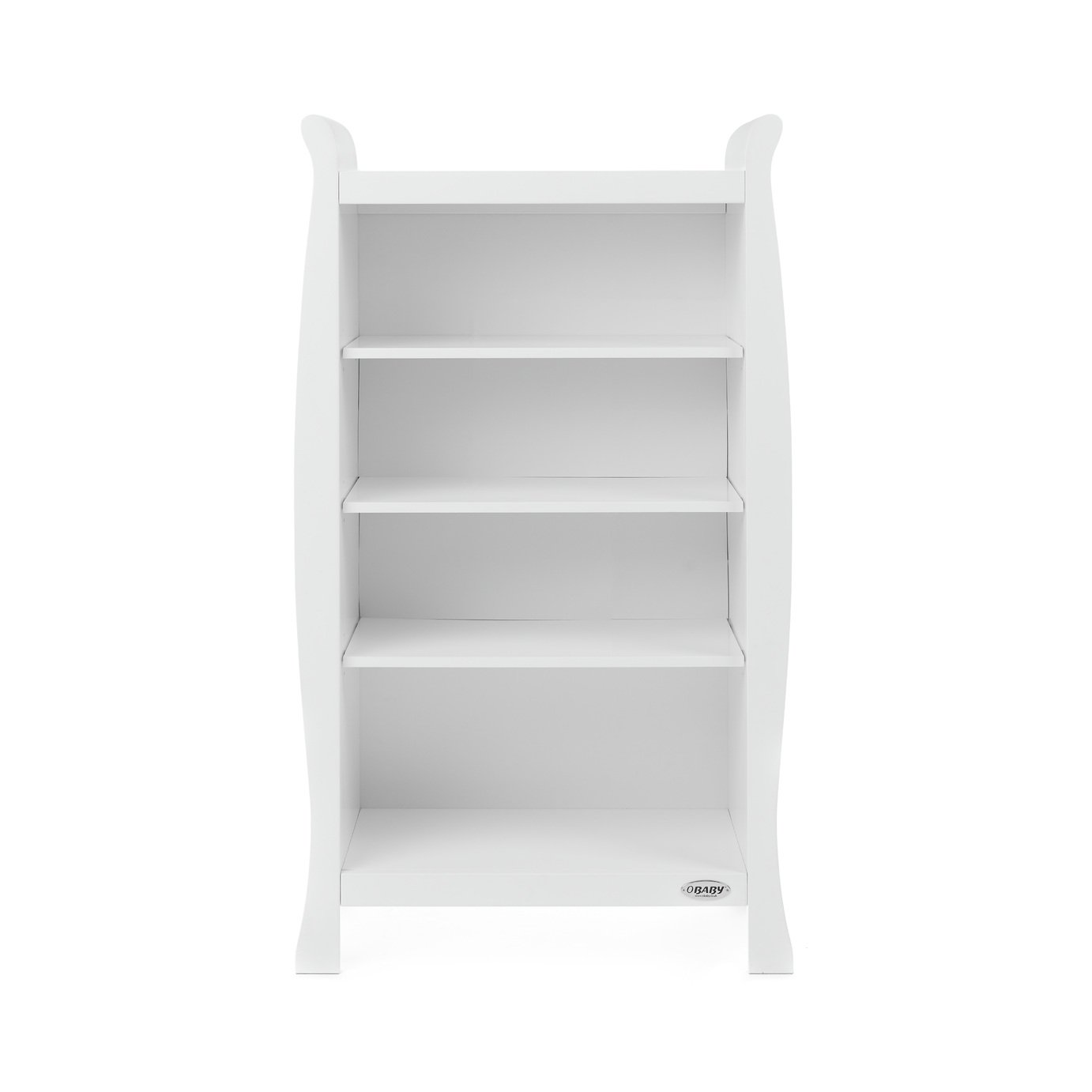 Obaby Stamford Sleigh Bookcase - White (8721604), Argos Price Tracker