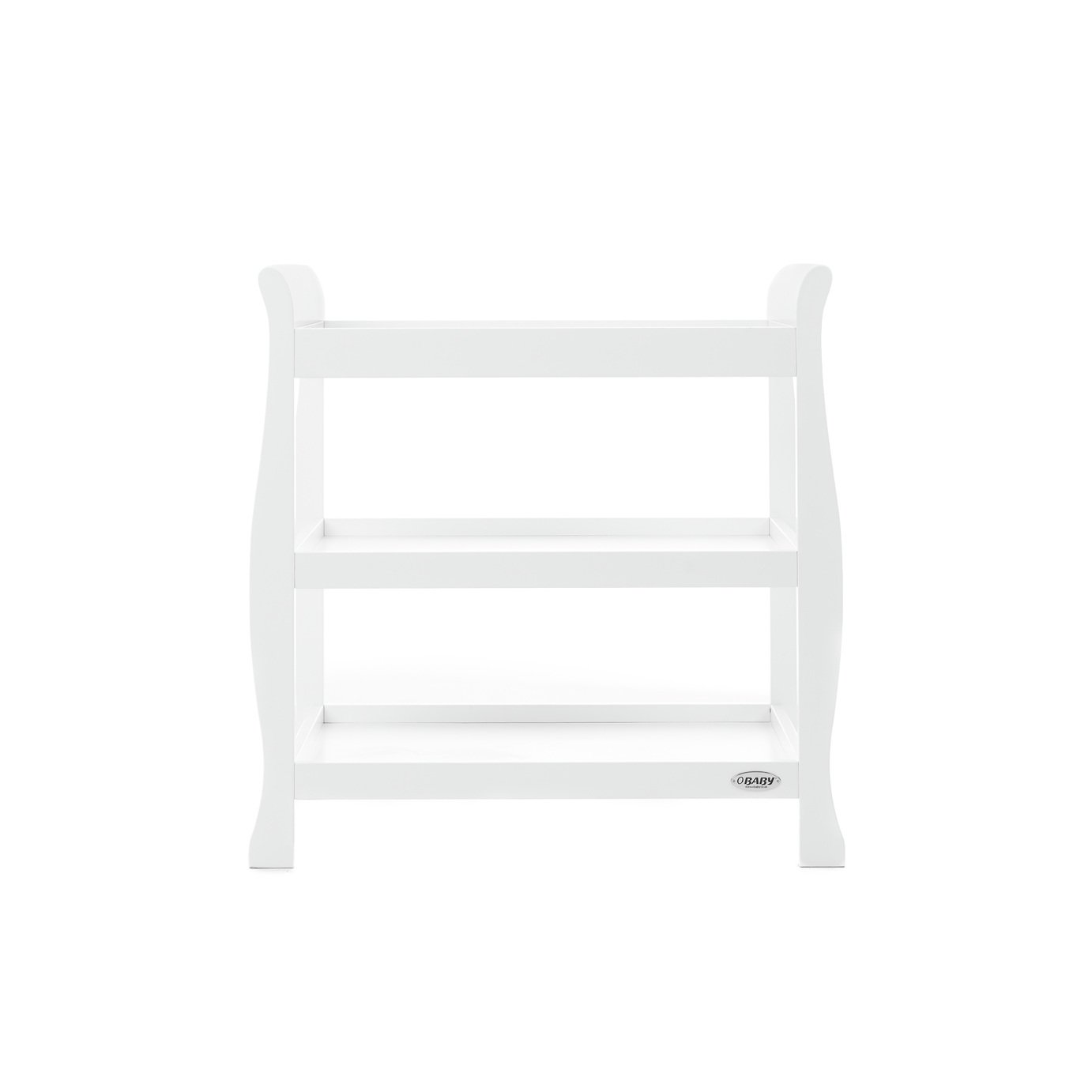 Obaby Stamford Sleigh Open Changing Unit - White