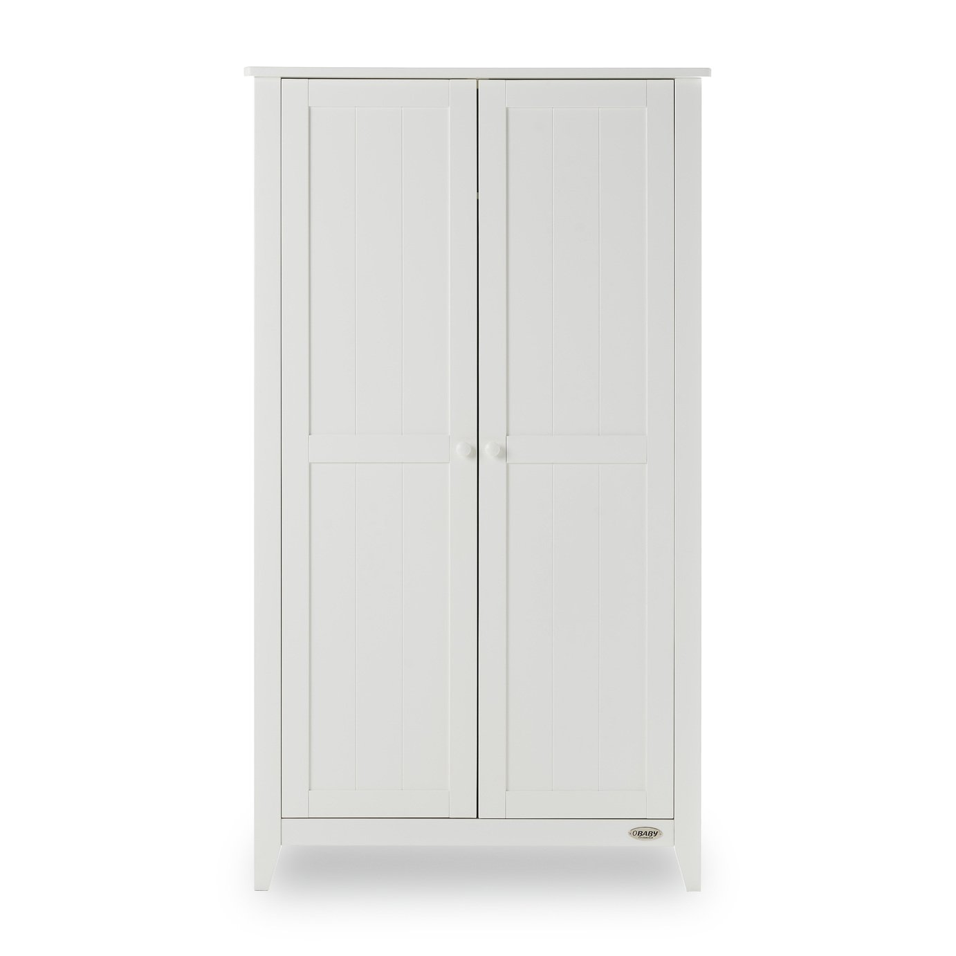 Obaby Belton Double Wardrobe - White