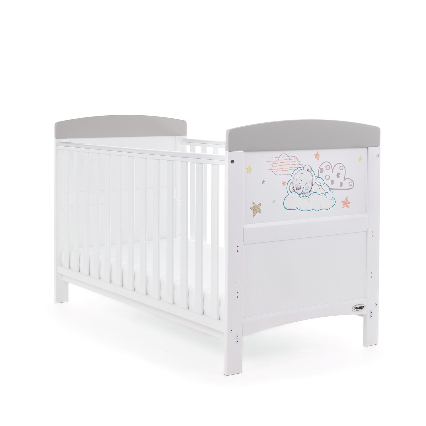 Tiny Tatty Teddy Cot Bed - Grey