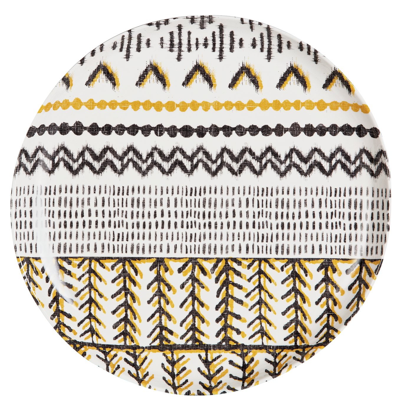 Argos Home Global Monochrome Melamine Dinner Plate Reviews