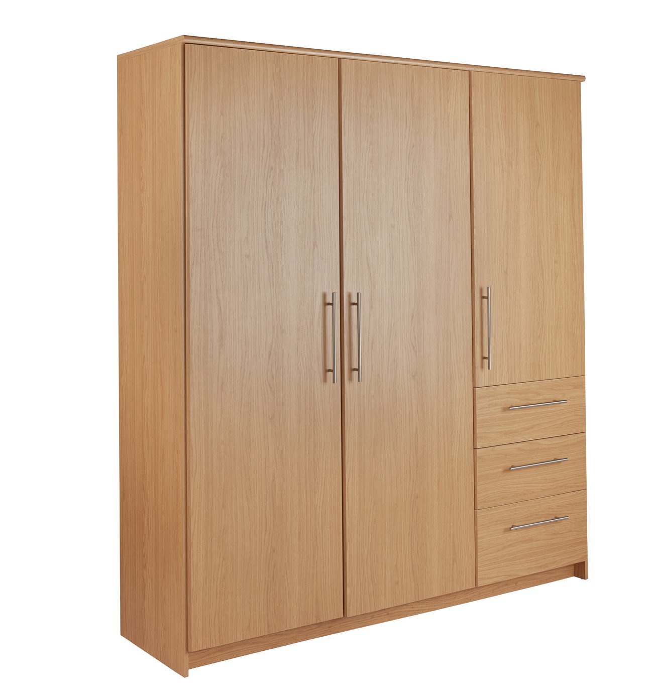 Argos Home Normandy Oak 3 Door 3 Drawer Extra Large Wardrobe Review