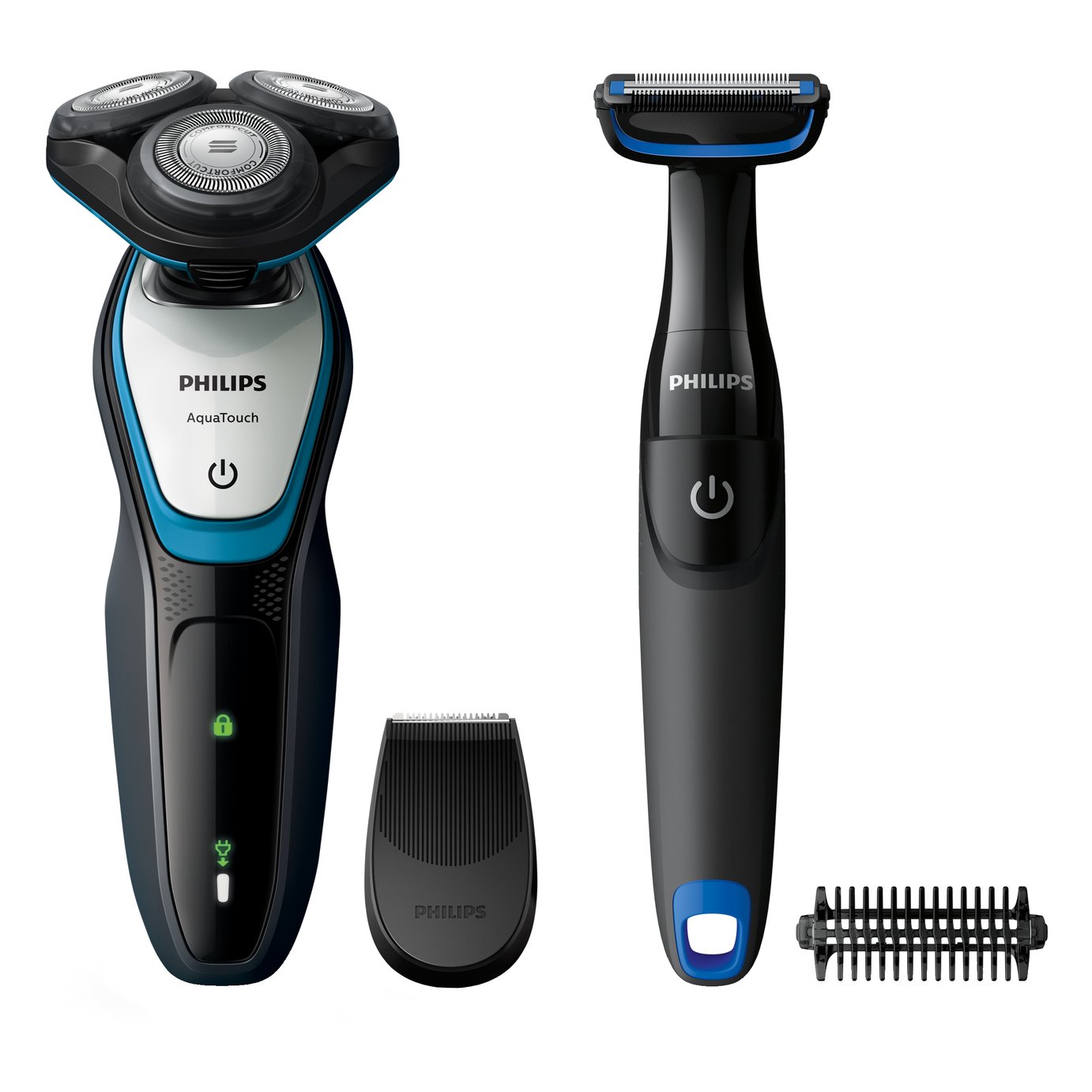 philips series 5000 wet & dry electric shaver & body trimmer