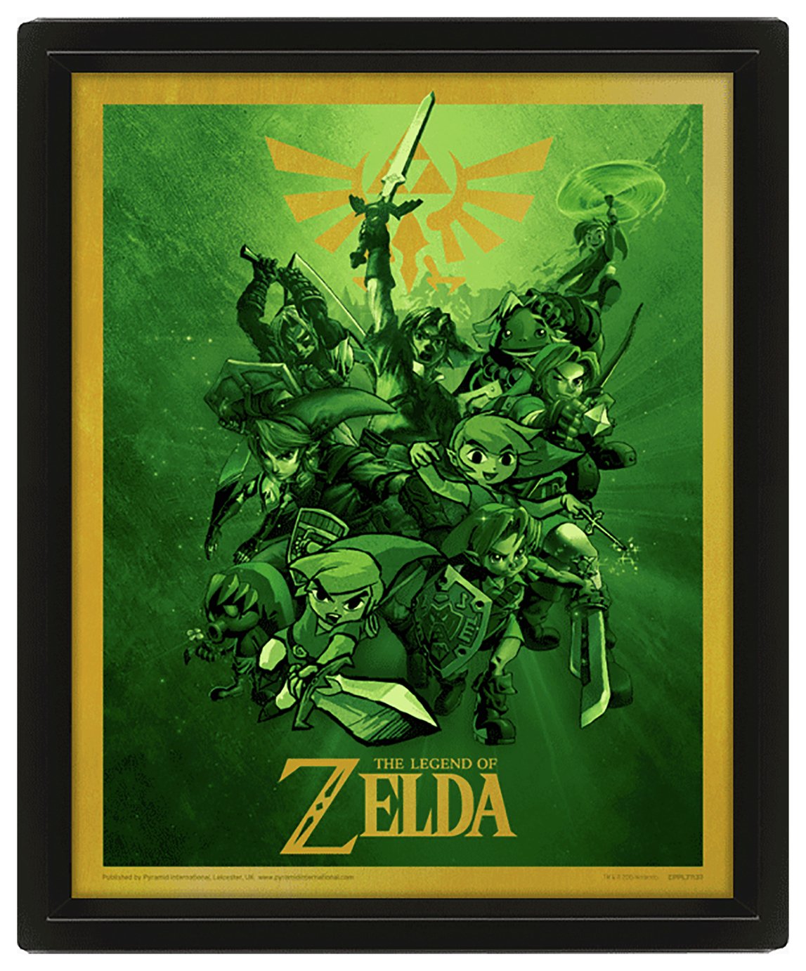 Legend of Zelda Link Framed 3D Poster review