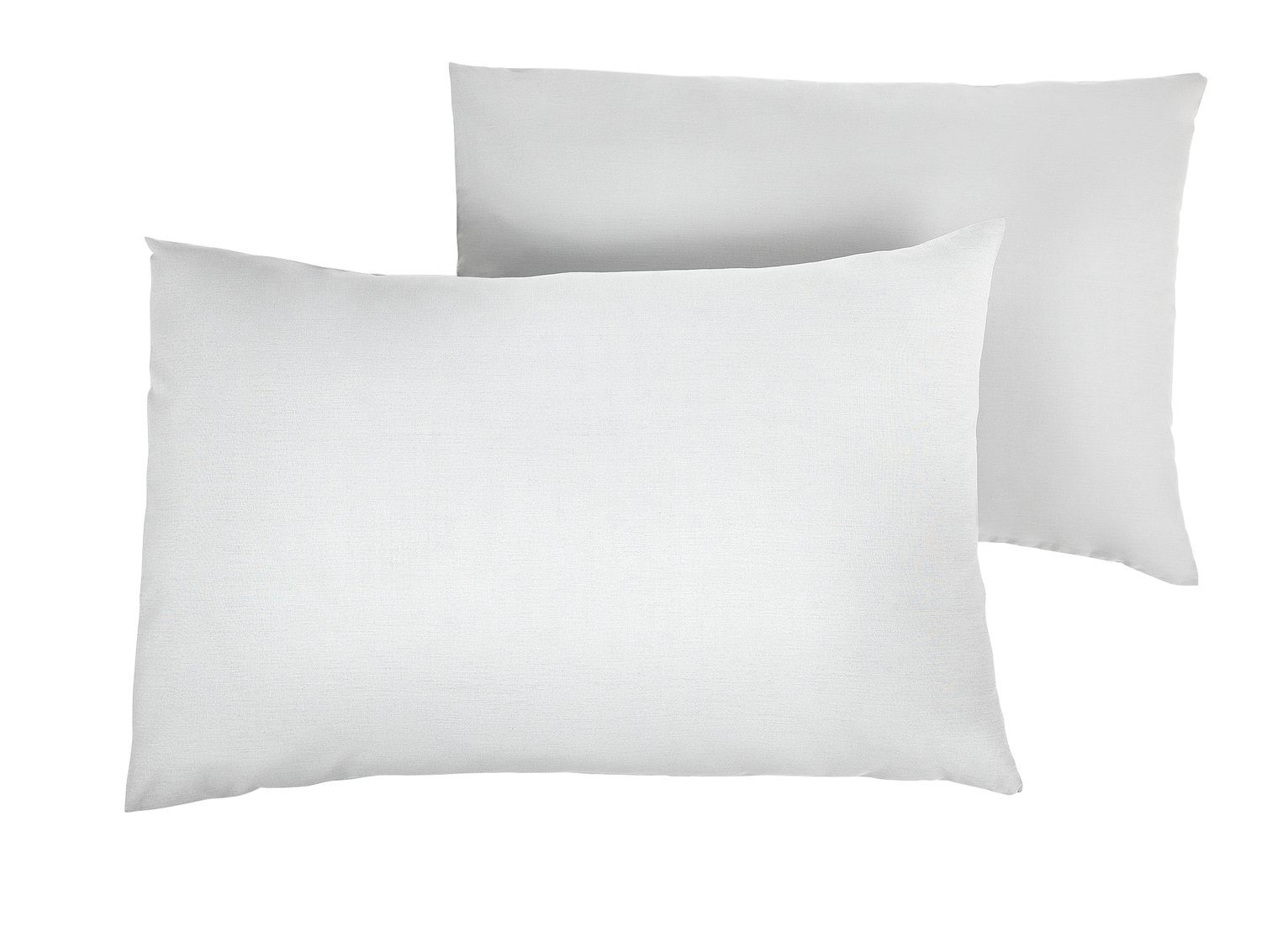 Habitat Cotton Rich 180TC Standard Pillowcase Pair-Dove Grey