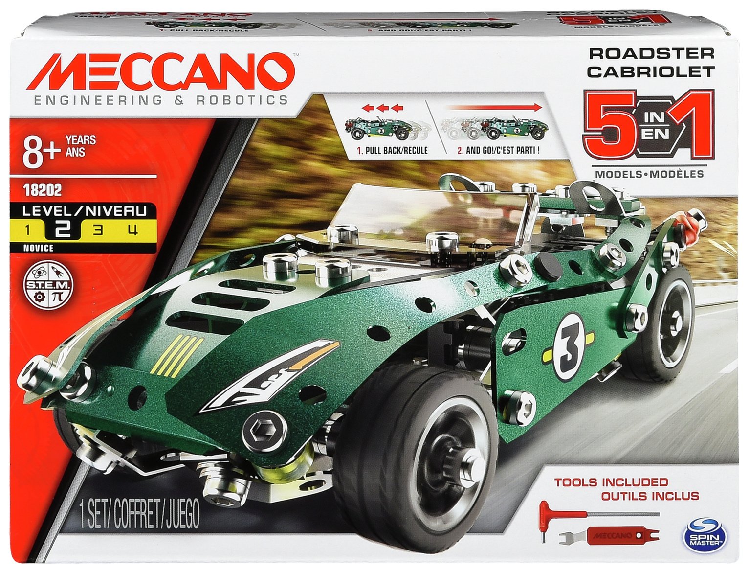 meccano roadster 5 in 1