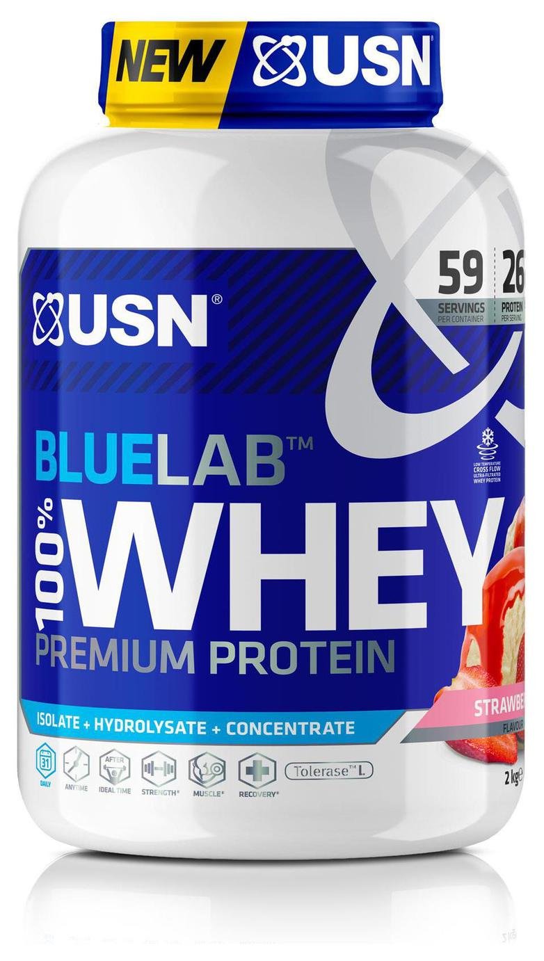 USN Blue Lab Strawberry Whey 2kg