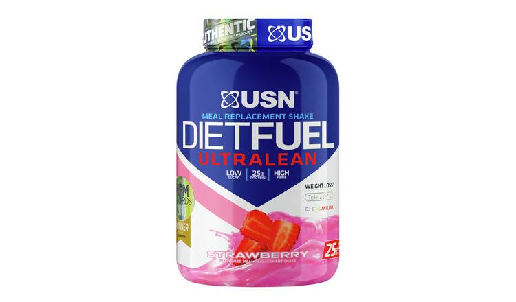 USN Diet Fuel Ultralean Strawberry Meal Replacement Shake