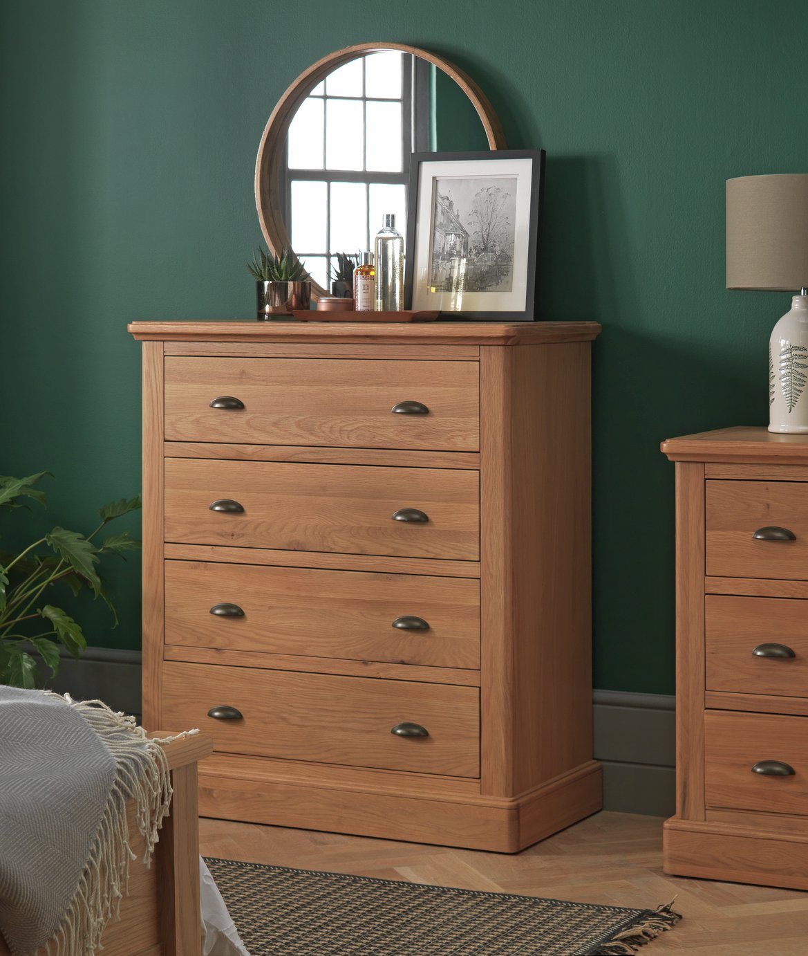 Argos Home Oakham Oak & Veneer 4 Drawer Chest Reviews