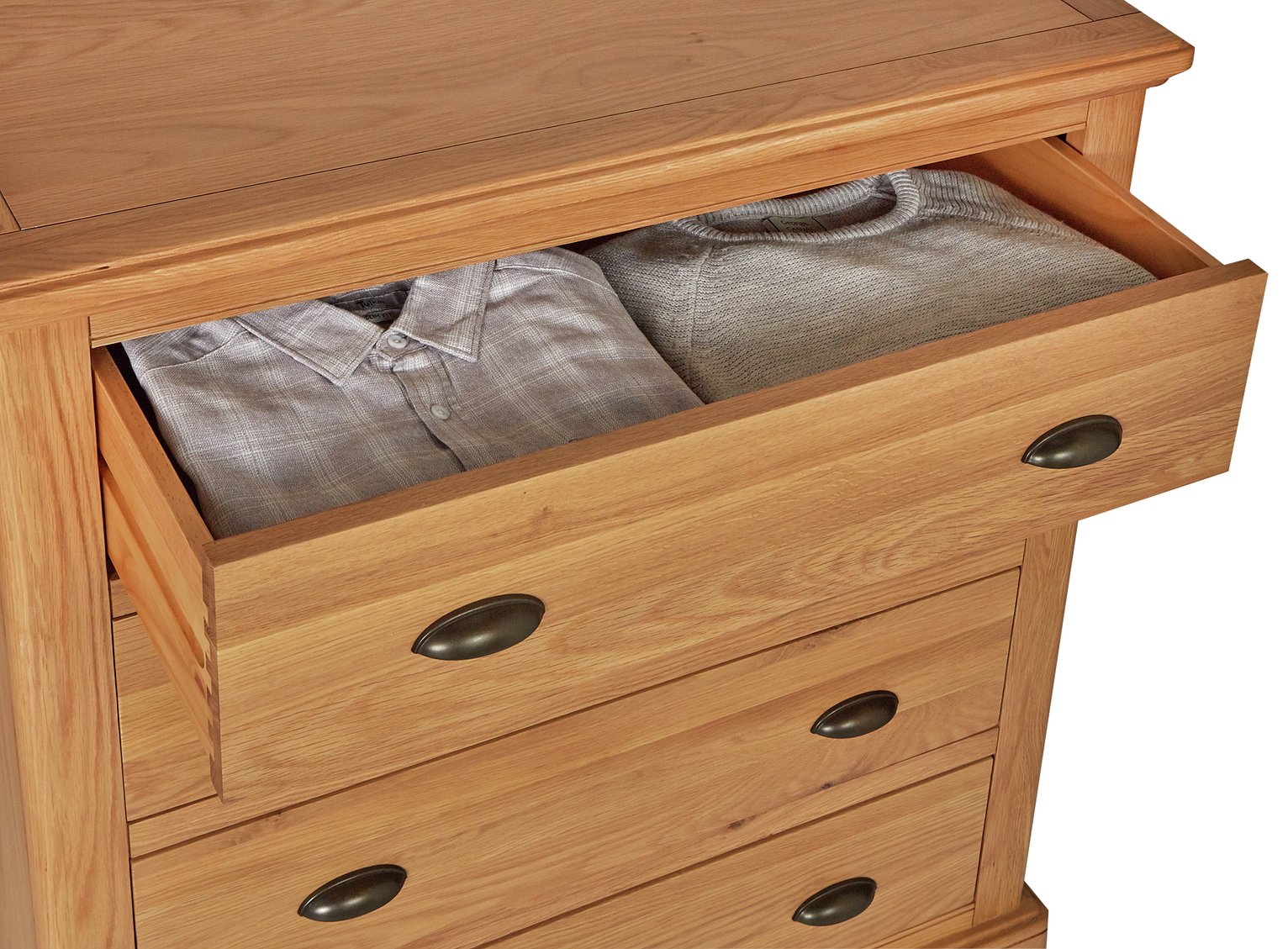 Argos Home Oakham Oak & Veneer 4 Drawer Chest Reviews