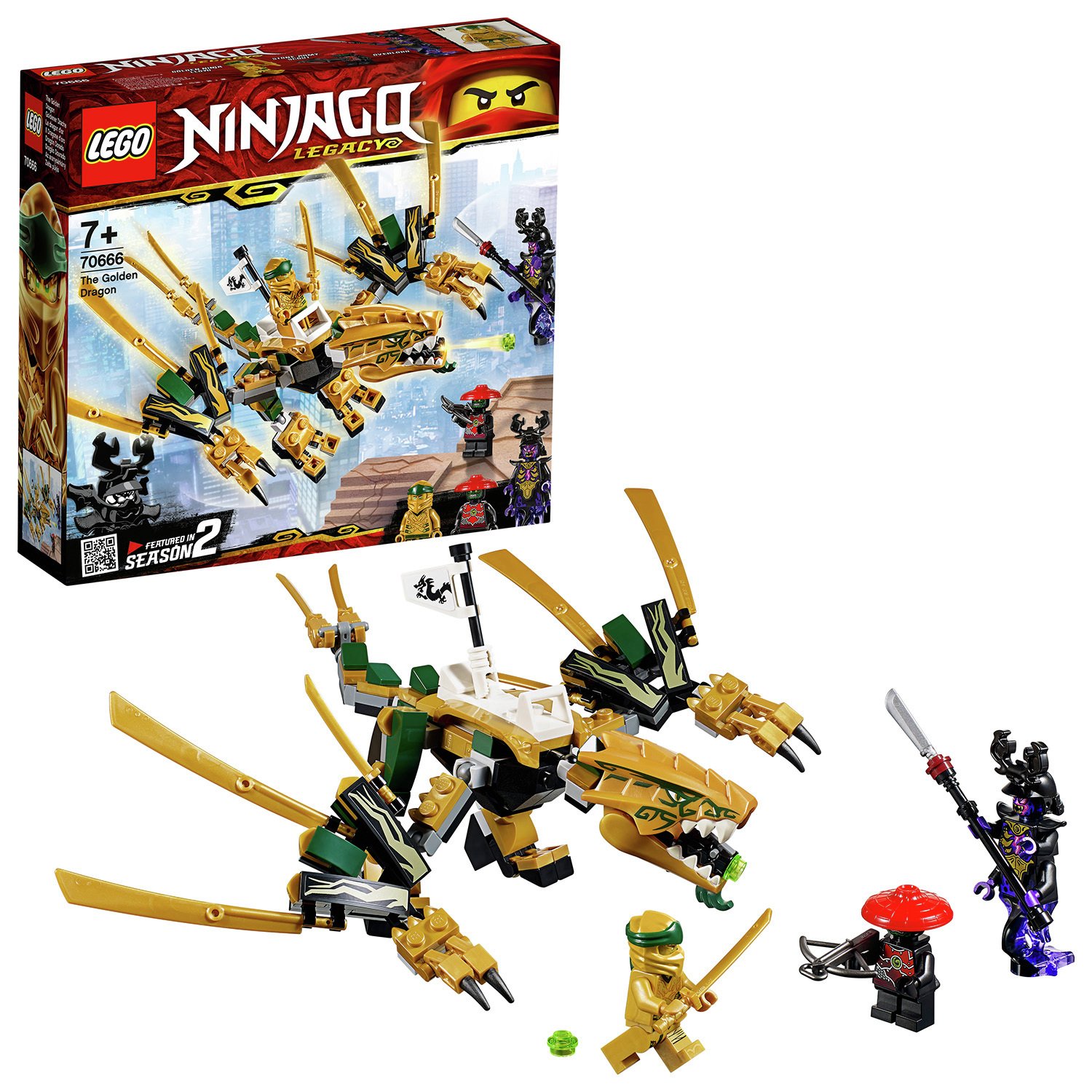 LEGO NINJAGO The Golden Dragon Action Figure - 70666