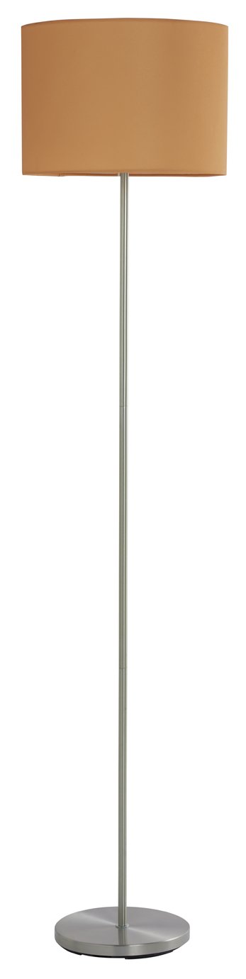 Argos Home Satin Stick Floor Lamp - Mustard