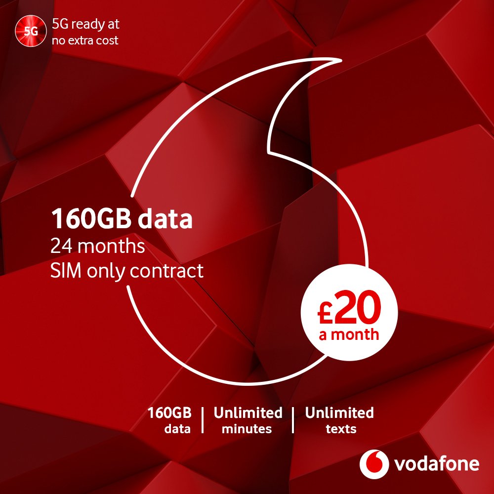 Vodafone 60GB data 12 Month 5G SIM Card Review