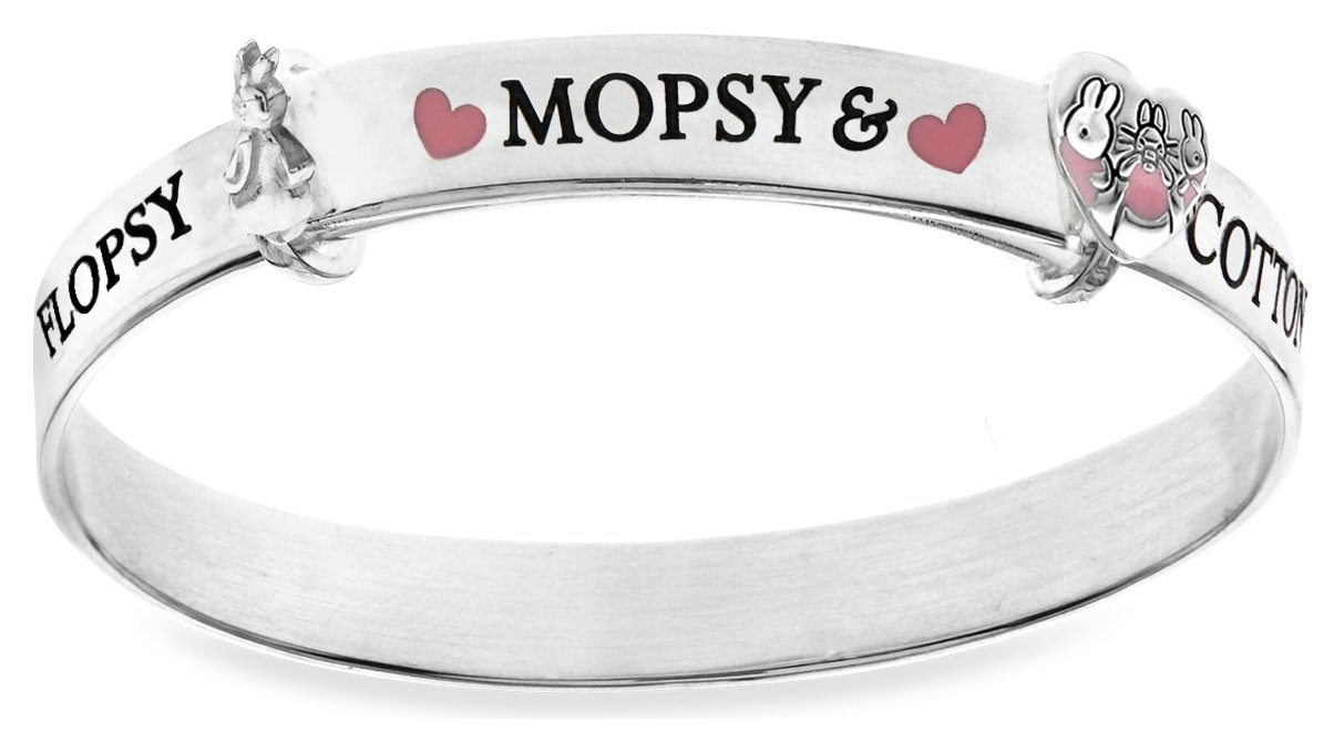 Beatrix Potter Sterling Silver Character Bangle