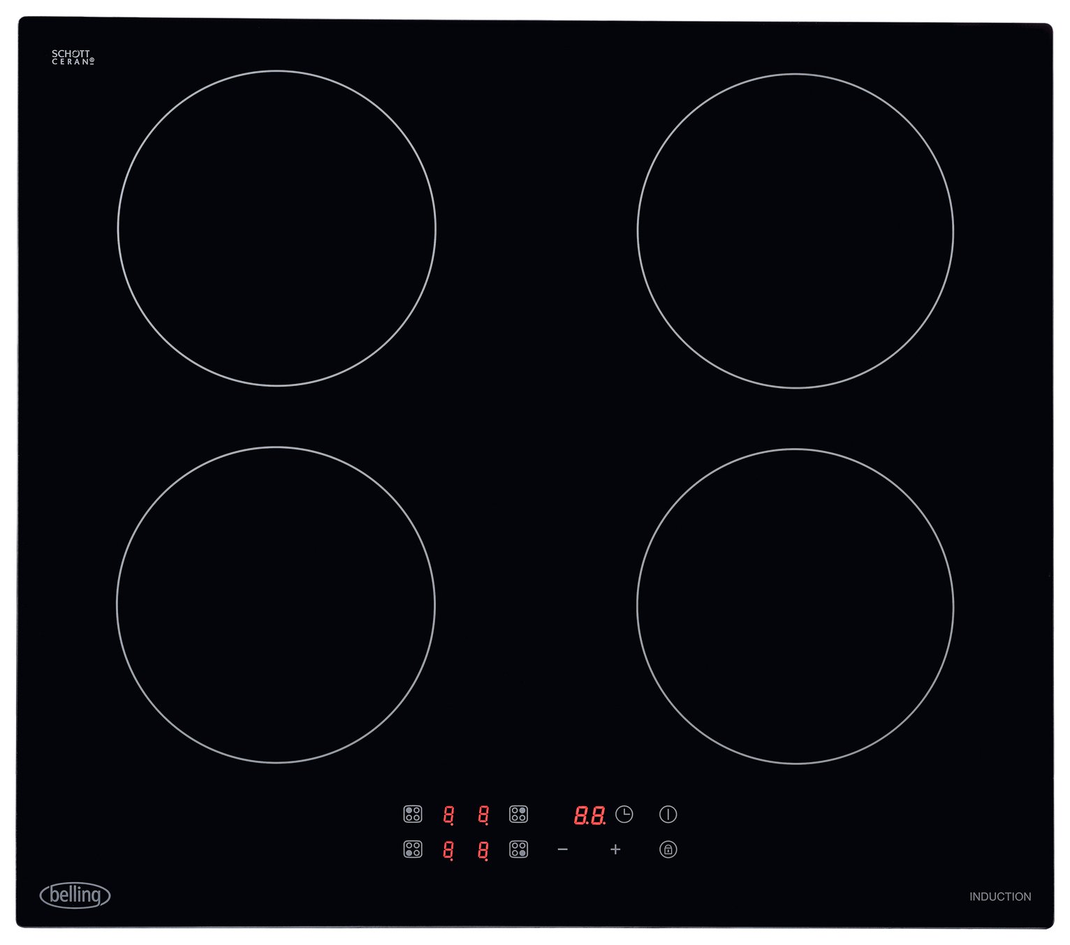 Belling IHT602 Electric Induction Hob - Black