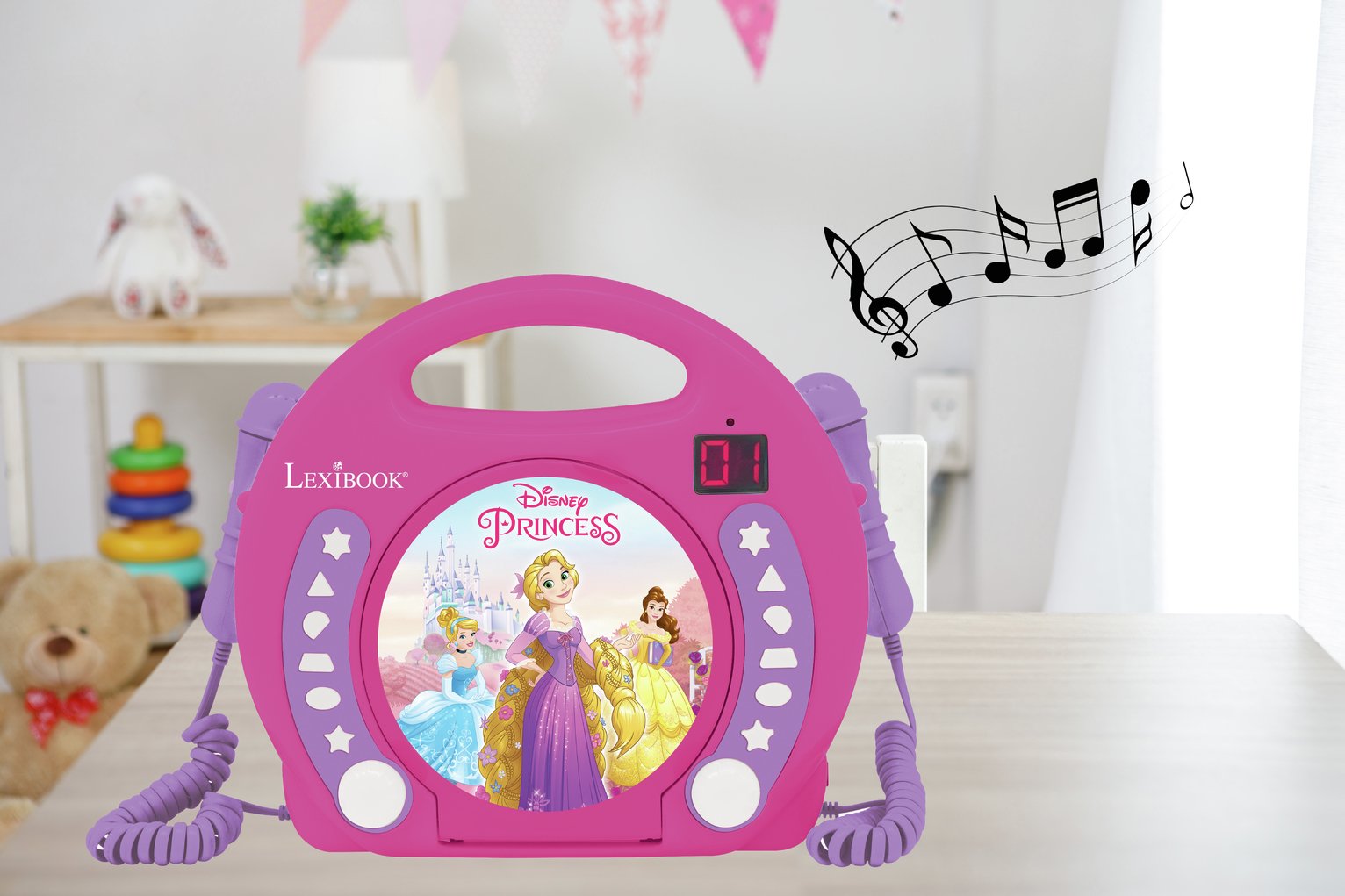Lexibook Disney Princess CD Player - Pink