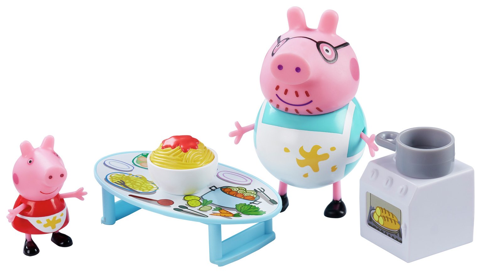 Peppa Pig Messy Kitchen  or Shopping Trip Playset Review