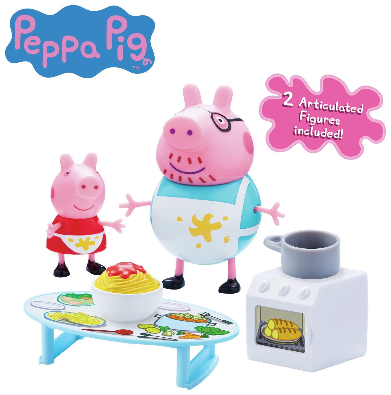 Peppa Pig Messy Kitchen  or Shopping Trip Playset Review